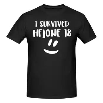 Я выжил, футболка Hfjone 18, Хлопковая мужская футболка с коротким рукавом на заказ