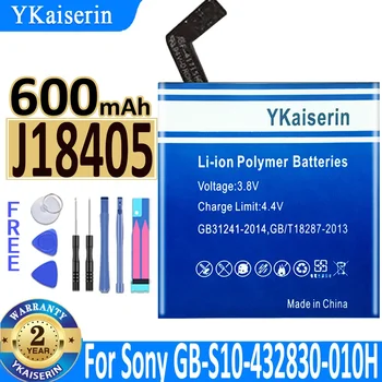 600 мАч YKaiserin Аккумулятор J18405 Аккумулятор Для Sony GB-S10-432830-010H Смарт-Часы Bateria