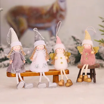 Елочные украшения 2024 Новогодние подарки Рождественские куклы-ангелы Рождественские украшения для домашнего декора Natal Noel navidad